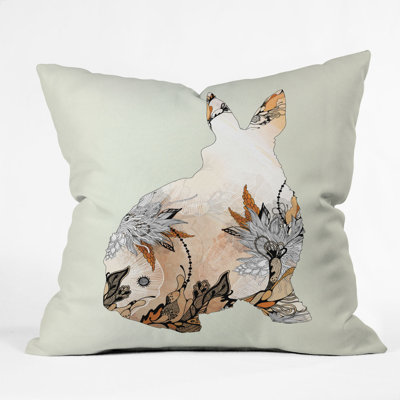 Little Rabbit Throw Pillow