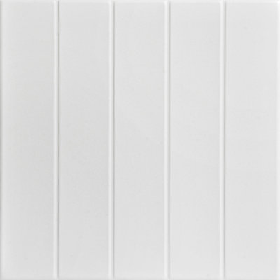 Carreau de plafond en polystyrène adhésif 1,6 pi x 1,6 pi Bead Board
