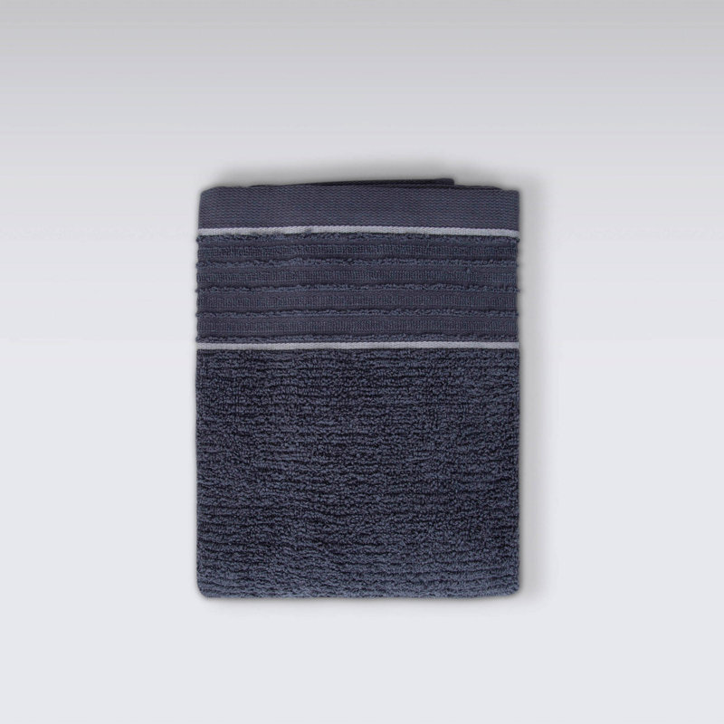 Cotton Midweight Bath Towel, Anthracite