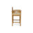 Brizza Acacia Outdoor Stool with Cushion