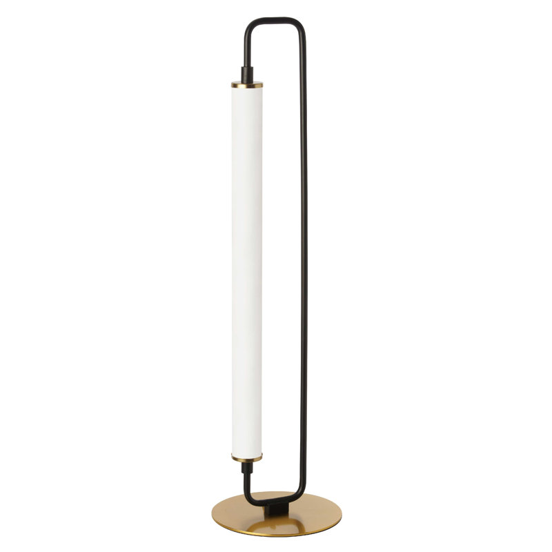Daeton Metal Table Lamp, Satin Chrome