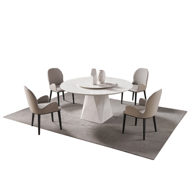 Chaise avec accoudoirs en similicuir Pauletta