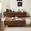 Table basse en noyer