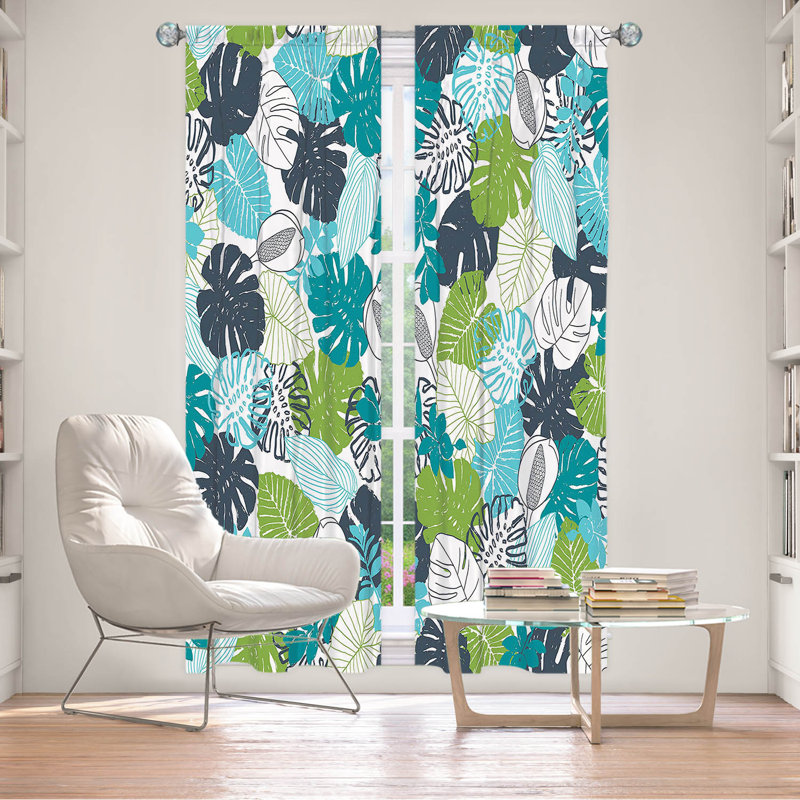 Paire de rideaux obscurcissant en polyester Falynn, L 20 po x L 52 po