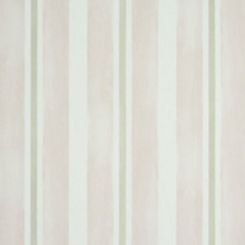 Papier peint à rayures aquarelle, Rosé