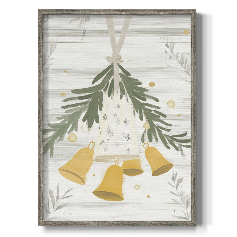 «Christmas Holiday Art» CECXVII, reproduction d'art encadrée - bois massif, H 21 po x l 17 po