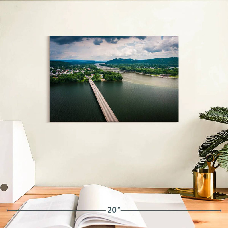 Pont Alvord Susquehanna River, H 8 po x l 12 po