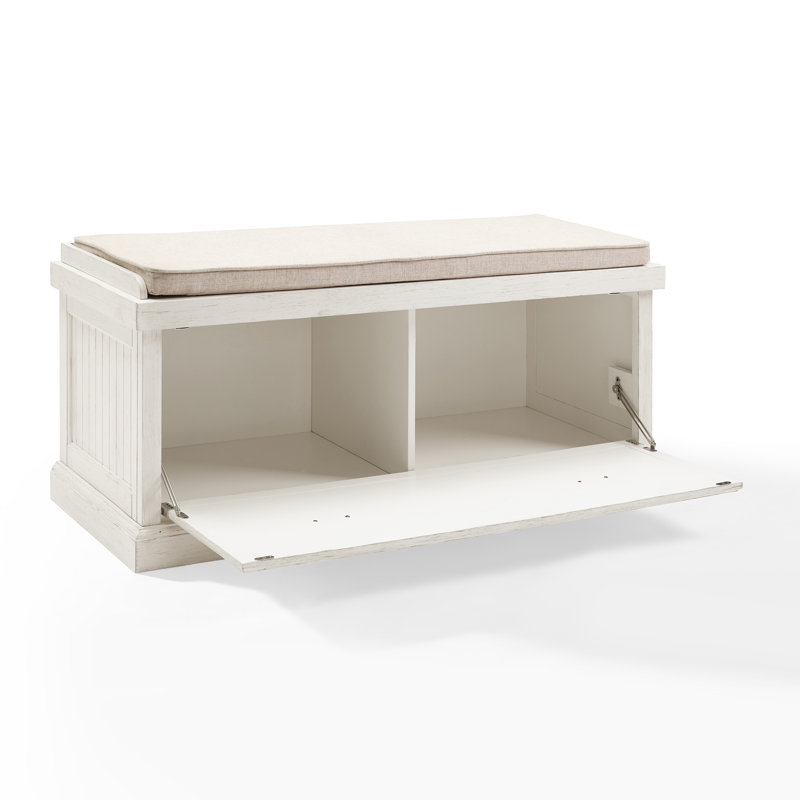 Otranto Linen Upholstered Storage Bench