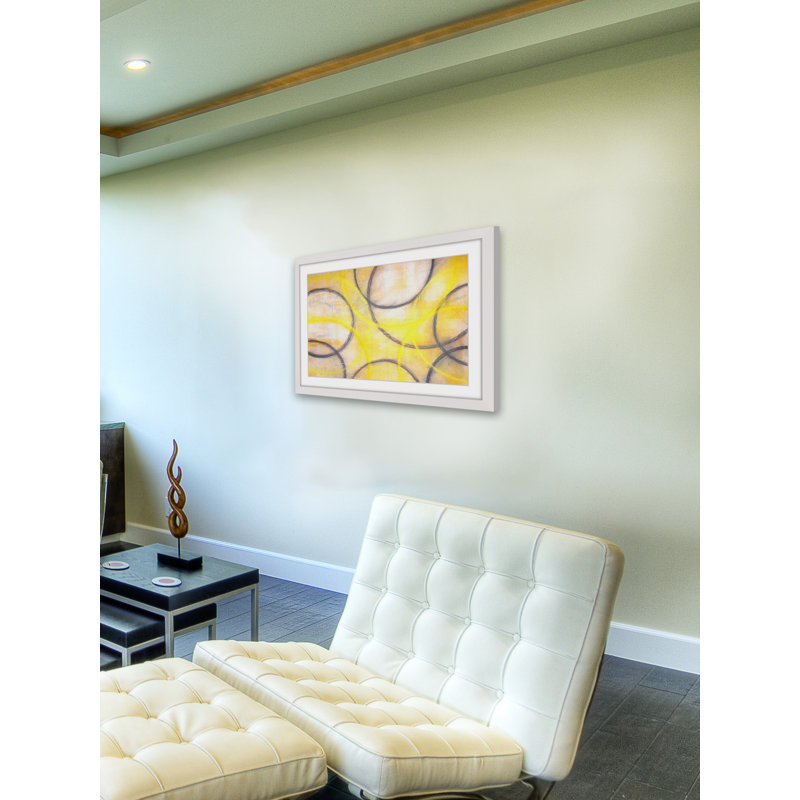 «Dance and View», reproduction de Marmont Hill, 24 po x 36 po, Cadre flottant blanc