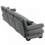 Comfortable Oversize Velvet Sofa with Multiple Pillows and Flexible Design-1636994972