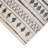 Ganae Low Shag Modern Farmhouse Ivory/Gray Performance Area Rug-1605112705
