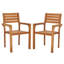 Leon Outdoor Teak Dining Armchair