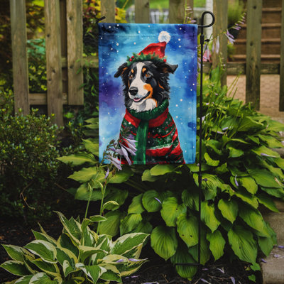 Drapeau de Noël Border Collie