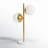 Yearby Marble and Metal Table Lamp with Glass Globe Shade-1152892533-1152892534