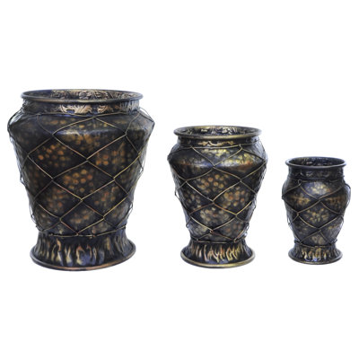 Energicus Metal Cachepot