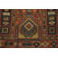 Tapis tribal teint à la main 3 x 5