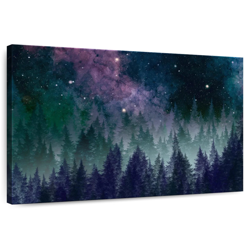 Forêt de galaxies d'Alvord, H 8 po x l 12 po