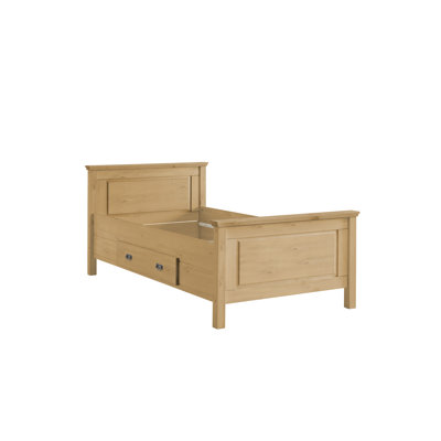 Solid Wood Storage Bed