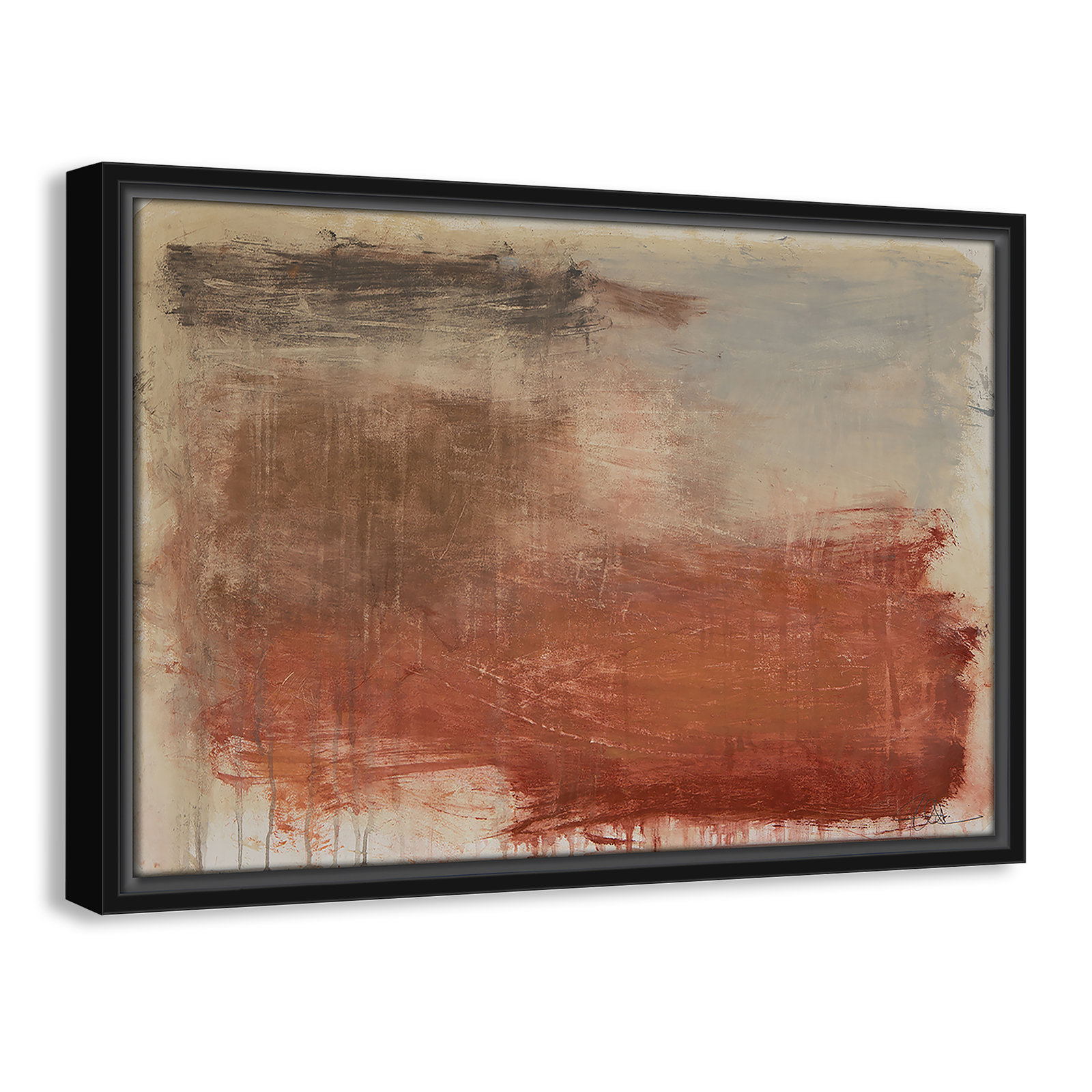 Colin "Autumn Over The Riviera" Print, 13.5" H x 19.5" W, Black