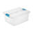 Sterilite Clear Medium Storage Tote, 12 Pack, and Large Storage Tote, 12 Pack