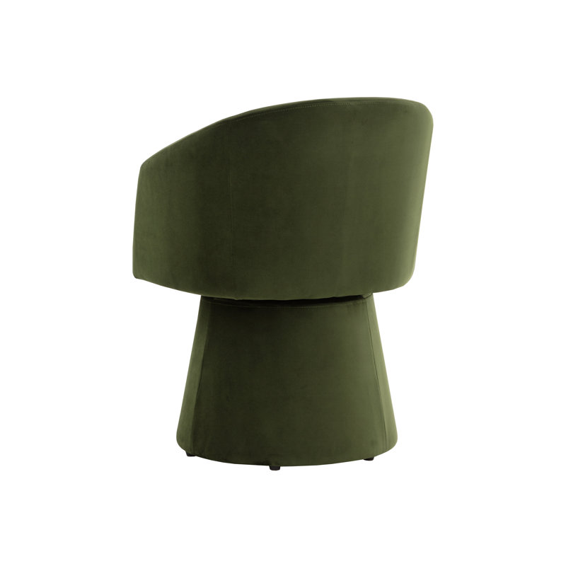 Upholstered Arm Chair, Green