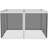 Outsunny 10' X 12' Replacement Mesh Sidewall Netting For Patio Gazebos And Canopy Tents With Zippers (Sidewall Only)