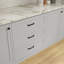 Poignée à poignée Prism Collection - 12 po Poignée d'armoire centre à centre noir mat - Quincaillerie contemporaine pour tiroirs et armoires-131554533-132271087