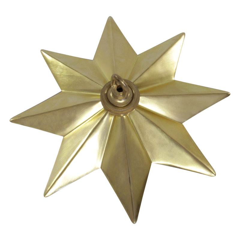 Étoile médaillon de plafond, Trempé dans de l'acide