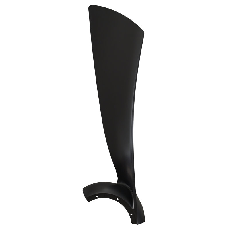 Ensemble de pales pour ventilateur de plafond intérieur / extérieur 56 pouces Wrap Custom - noir, Noir