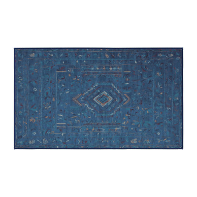 Machine Washable Gray Area Rug