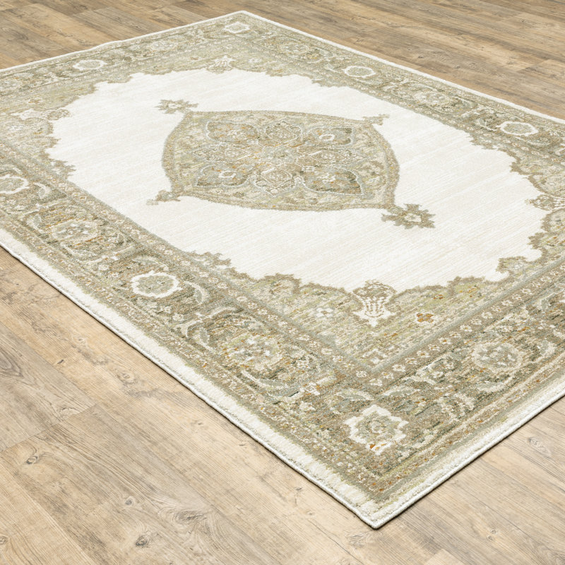 Tapis zone beige oriental Schuetz, Rectangle 10 pi x 13 pi 2 po