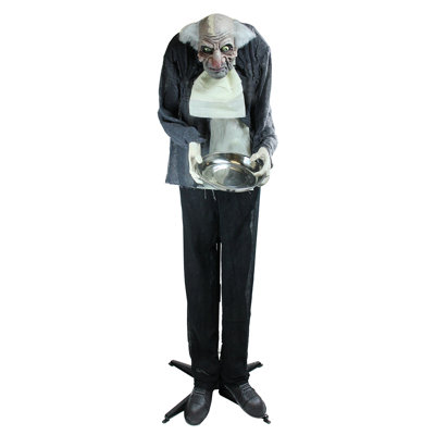 Décoration d'Halloween 5,5 'pour homme majordome animé