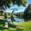 Chaise longue suspendue 1 personne Josian-1980836158
