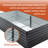 8×4×2 Ft Reinforced Galvanized Raised Garden Bed - Rustproof Steel Planter For Veggies, Flowers & Herbs-123043873