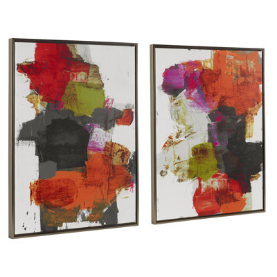 Tried And True Framed Abstract Art, S/2