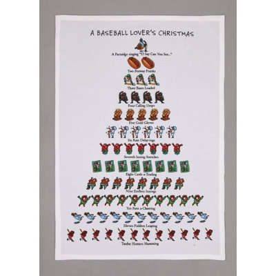 Serviette de cuisine A Baseball Christmas
