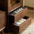 Modern minimalist display and storage cabinet