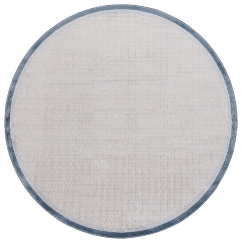 Tyanni Performance Geometric Rug, Round 6'7"