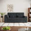 Canapé-lit convertible 3 en 82 de 82 po avec table d'appoint pivotante à 270 °, revêtement en chenille et canapé-lit escamotable pour le salon-263240080