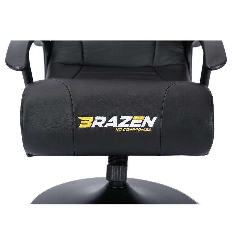 BraZen Stag 2.1 Bluetooth Surround Sound Gaming Chair, Black