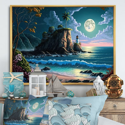 Coucher de soleil moderne en style I - reproduction sur toile