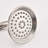Brushed Nickel Bathroom Shower Faucet With Soft Rubber Spray Holes And Fixture 360-degree Rotation Included Diverter Valve-118768078
