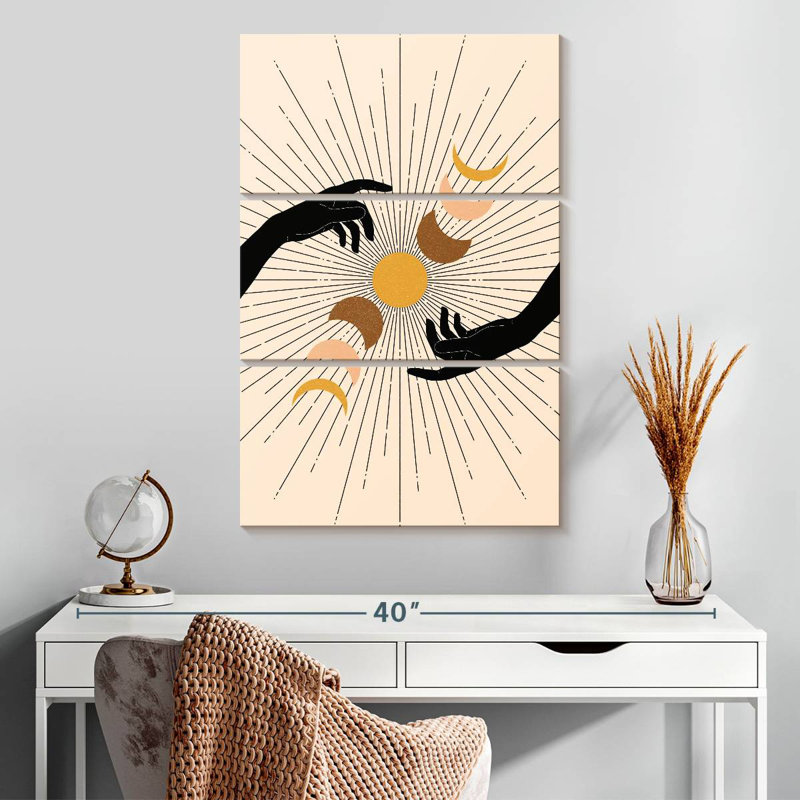 Cycles de lune Adella Boho, H 32 po x l 20 po