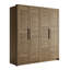 Fino 4 Door Solid Wood Wardrobe-2134350819