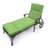 72" x 22" Outdoor Chaise Lounge Cushion with Ties and Loop-1712254092