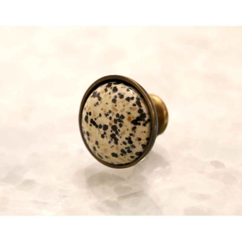 1.25" Diameter Mushroom Knob, Oiled Rubbed Bronze/White/Black