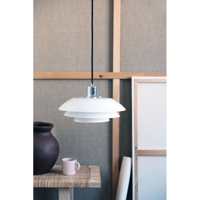 1 - Light White Dome Pendant