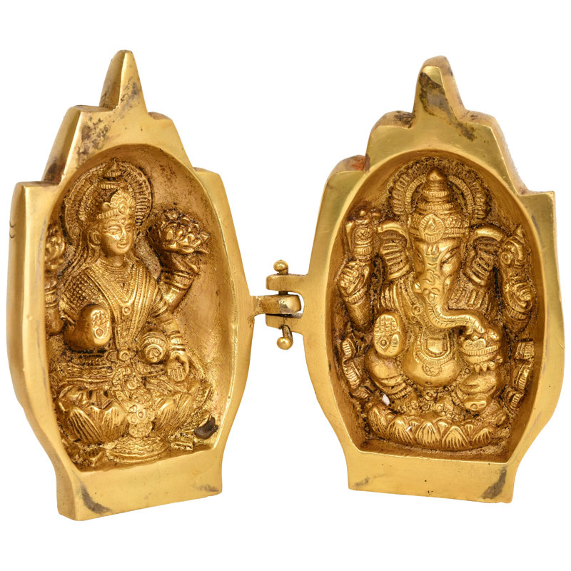 Figurine Déesse Lakshmi et seigneur Ganesha