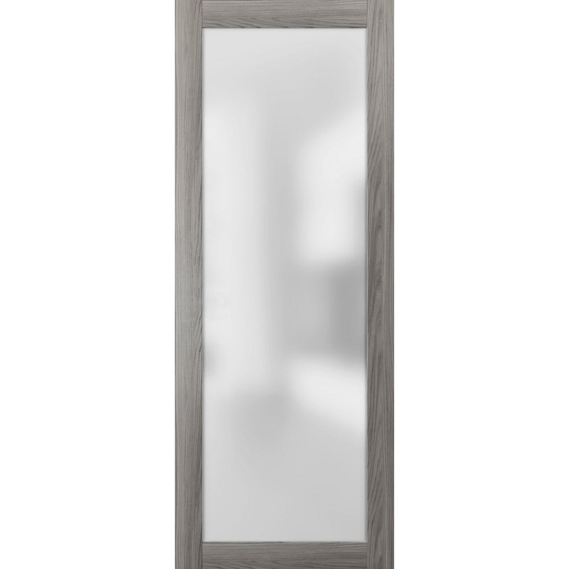 Dalle de porte standard en verre givré Planum, 28 po x 84 po