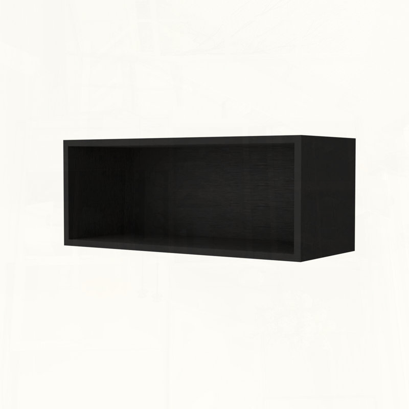 Wenge Wall Mount Storage Cabinet